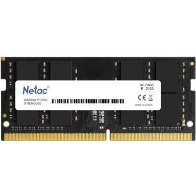Память DDR5 16GB 4800MHz Netac NTBSD5N48SP-16 Basic RTL Gaming PC5-38400 CL40 SO-DIMM 262-pin 1.1В original Intel Ret