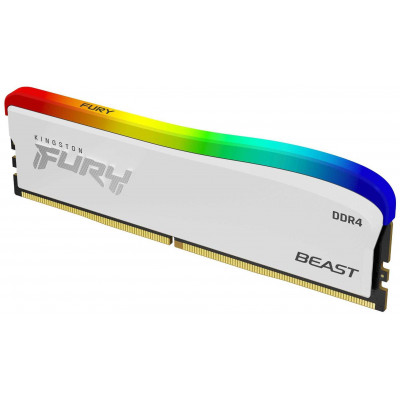 Память DDR4 8GB 3600MHz Kingston KF436C17BWA/8 Fury Beast RGB RTL Gaming PC4-28800 CL17 DIMM 288-pin 1.35В Intel single rank с радиатором Ret