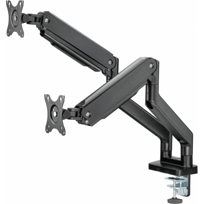 Кронштейн для мониторов Ultramounts UM731 черный 17"-35" макс.16кг крепление к столешнице поворот и наклон