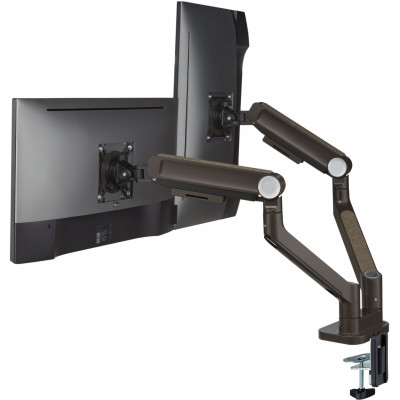 Кронштейн для мониторов Ultramounts UM733BR черный/коричневый 17"-32" макс.8кг крепление к столешнице поворот и наклон