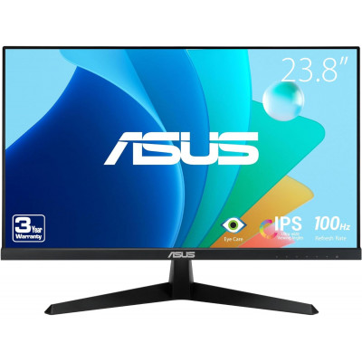 Монитор Asus 23.8" VY249HF черный IPS LED 16:9 HDMI матовая 250cd 178гр/178гр 1920x1080 100Hz FHD 3.4кг