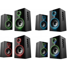 Колонки Defender Solar 20 2.0 черный 20Вт BT беспроводные BT