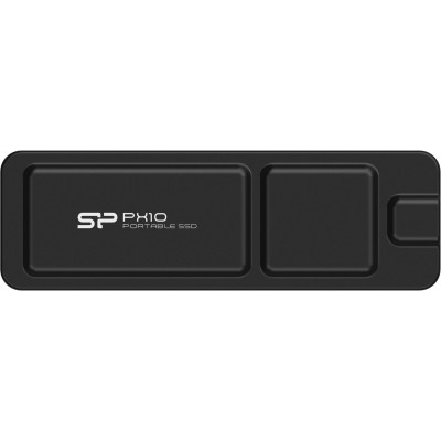 Накопитель SSD Silicon Power USB-C 2TB SP020TBPSDPX10CK PX10 1.8" черный