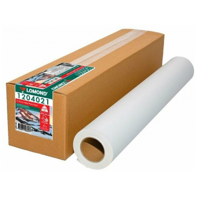 Бумага Lomond 1204011 24"(A1) 610мм-30м/85г/м2/белый глянцевое для струйной печати втулка:50.8мм (2")