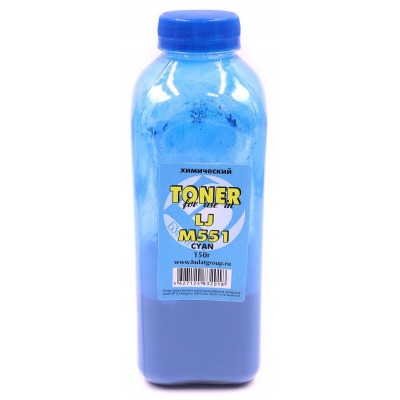 Тонер HP Color LJ M551/CP3525 банка 150г Cyan БУЛАТ