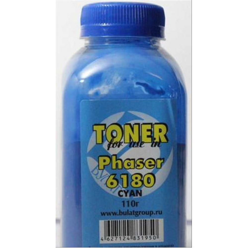 Тонер Xerox Phaser 6180/6280 банка 110г Cyan БУЛАТ