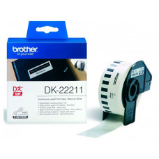 Картридж ленточный Brother DK22211 белый для Brother QL-570