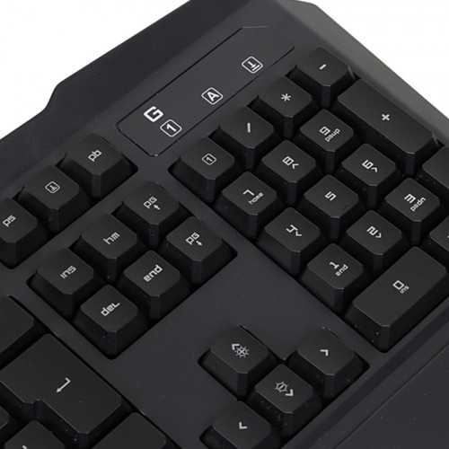 Клавиатура A4Tech B314 черный USB Multimedia for gamer LED (подставка для запястий) кабель 1.8м