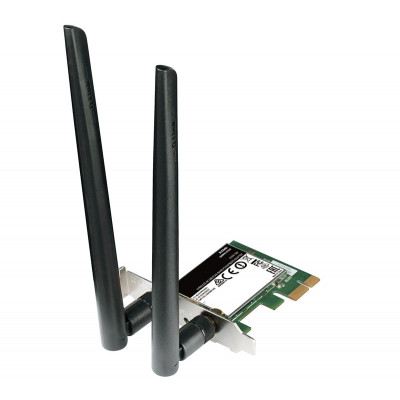 Сетевой адаптер Wi-Fi D-Link DWA-582 (OEM) DWA-582 PCI Express (ант.внеш.съем) 2ант.