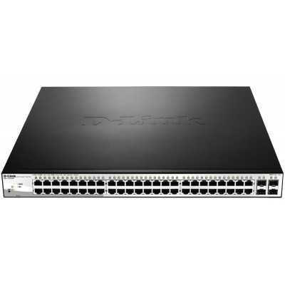 Коммутатор D-Link DGS-1210-52/F (L2) 48x1Гбит/с настраиваемый