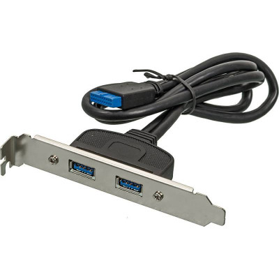 Адаптер USB Bracket 2xUSB3.0 Bulk