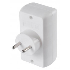 Сетевой разветвитель Buro BU-PS2-W (2 розетки) белый (пакет ПЭ)