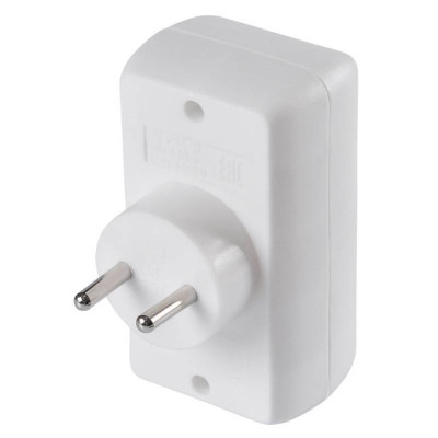 Сетевой разветвитель Buro BU-PS2-W (2 розетки) белый (пакет ПЭ)