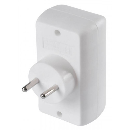 Сетевой разветвитель Buro BU-PS2-W (2 розетки) белый (пакет ПЭ)