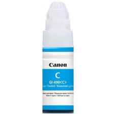 Картридж струйный Canon GI-490C 0664C001 голубой (70мл) для Canon Pixma G1400/2400/3400