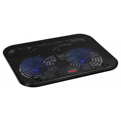 Подставка для ноутбука Buro BU-LCP140-B214H 14"338x255x22мм 1xUSB 2x 140ммFAN 480г металлическая сетка/пластик черный