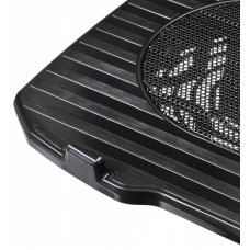 Подставка для ноутбука Buro BU-LCP156-B114 15.6"357x265x33мм 1xUSB 1x 140ммFAN 345г металлическая сетка/пластик черный