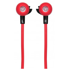 Гарнитура вкладыши Oklick HS-S-210 1.2м красный проводные в ушной раковине (D1)