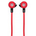 Гарнитура вкладыши Oklick HS-S-210 1.2м красный проводные в ушной раковине (D1)