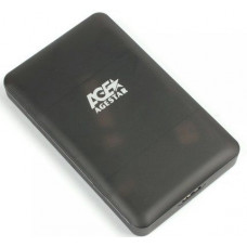 Внешний корпус для HDD/SSD AgeStar 3UBCP3 SATA пластик черный 2.5"