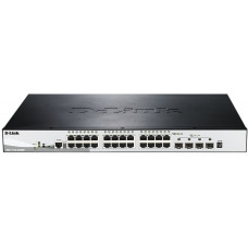 Коммутатор D-Link DGS-1510-28XMP/A1A 24x1Гбит/с 4xКомбо(10GBase-T/SFP+) 4SFP+ 24PoE+ 370W управляемый
