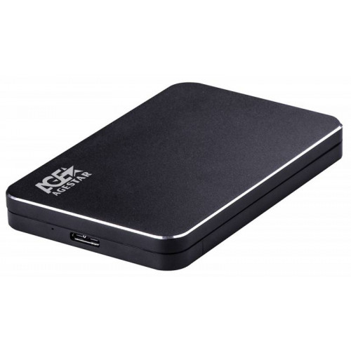 Внешний корпус для HDD AgeStar 3UB2A18 SATA алюминий черный 2.5"