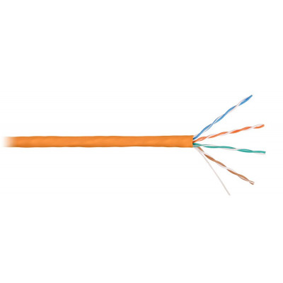 NIKOLAN U/UTP 4 пары, Кат.5e (Класс D), тест по ISO/IEC, 100МГц, одножильный, BC(чистая медь), м