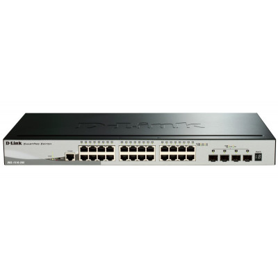 Коммутатор D-Link DGS-1510-28X 24G 4SFP+ настраиваемый