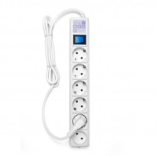 Сетевой фильтр Powercube SPG(5+1)-16B-1,9M-WHITE 1.9м (6 розеток) белый (коробка)