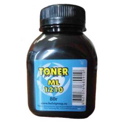 Тонер Samsung ML-1210 банка 80г БУЛАТ