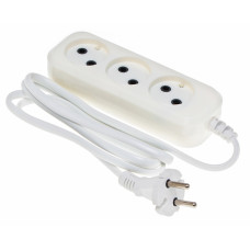 Сетевой удлинитель Buro BU-PSL3.1/W 1.5м (3 розетки) белый (пакет ПЭ)