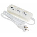 Сетевой удлинитель Buro BU-PSL3.1/W 1.5м (3 розетки) белый (пакет ПЭ)