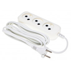 Сетевой удлинитель Buro BU-PSL3.3/W 3м (3 розетки) белый (пакет ПЭ)