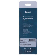 Кабель Buro BHP RET USB_BM18 USB A(m) USB B(m) 1.8м серый блистер