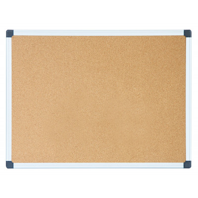 Доска пробковая Deli E39053 пробка коричневый 60x90см алюминиевая рама