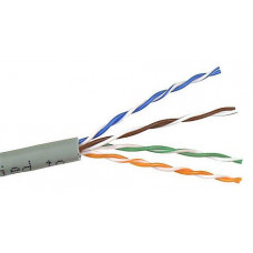 Кабель информационный Lanmaster TWT-5EUTP-XS кат.5е U/UTP не экранированный 4X2X25AWG PVC внутренний 305м серый