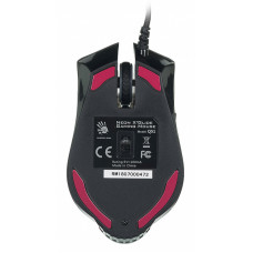 Мышь A4Tech Bloody Q51 черный/рисунок оптическая (3200dpi) USB3.0 (8but)