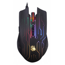 Мышь A4 Bloody Q82 черный/рисунок оптическая (3200dpi) USB3.0 (8but)