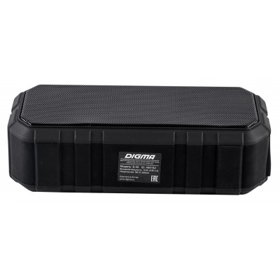 Колонка порт. Digma S-40 черный 10W 1.0 BT 2000mAh (SP4010B)