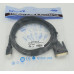 Кабель HDMI (m) DVI-D (m) 2м черный Кабель HDMI (m) DVI-D (m) 2м черный