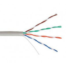 Кабель NETLAN U/UTP 4 пары, Кат.5e, внутренний, PVC, одножильный (EC-UU004-5E), 1 м