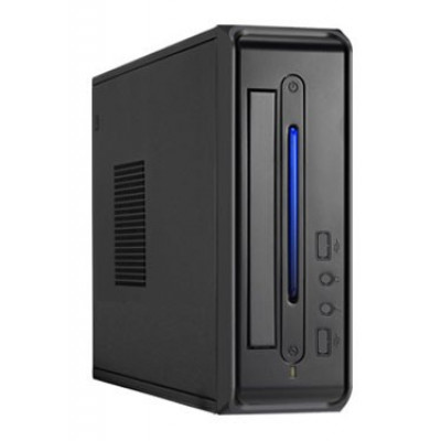 Корпус LinkWorld LC-820-01B LW1-65W черный 65W miniITX 2xUSB2.0 audio CardReader ext