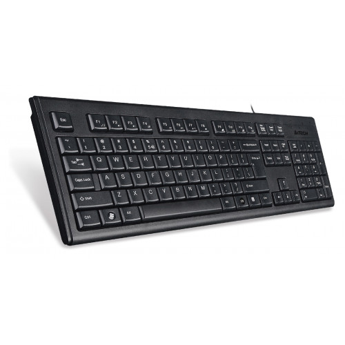 Клавиатура A4Tech KR-83 черный USB (KR-83 BLACK) кабель 1.5м