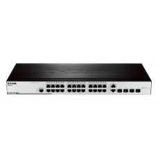 Коммутатор D-Link DES-3200-28/C1A 24x100Мбит/с 2xКомбо(1000BASE-T/SFP) 2SFP управляемый