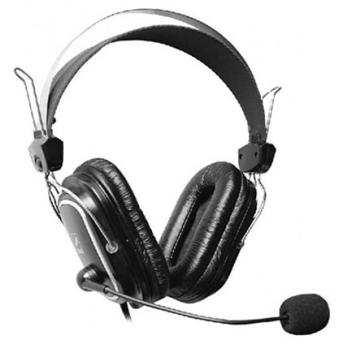 Наушники с микрофоном A4Tech HS-60 черный 2.5м мониторные оголовье