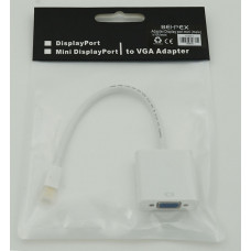 Переходник miniDisplayPort (m) VGA (f) белый