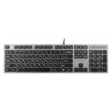Клавиатура A4Tech KV-300H серый/черный USB slim кабель 1.5м