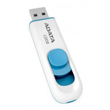 Флеш Диск A-Data 16Gb Classic C008 AC008-16G-RWE USB2.0 белый/синий
