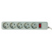 Сетевой фильтр PC Pet AP01006-1.8-G 1.8м (5 розеток) серый (пакет ПЭ)
