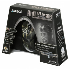 Мышь A4Tech Oscar Editor XL-747H коричневый/рисунок лазерная 3600dpi USB2.0 6but (XL-747H (BROWN SPIDER))